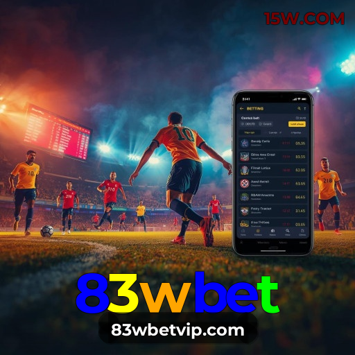 Apostas esportivas na 83wbet — ilustração editorial